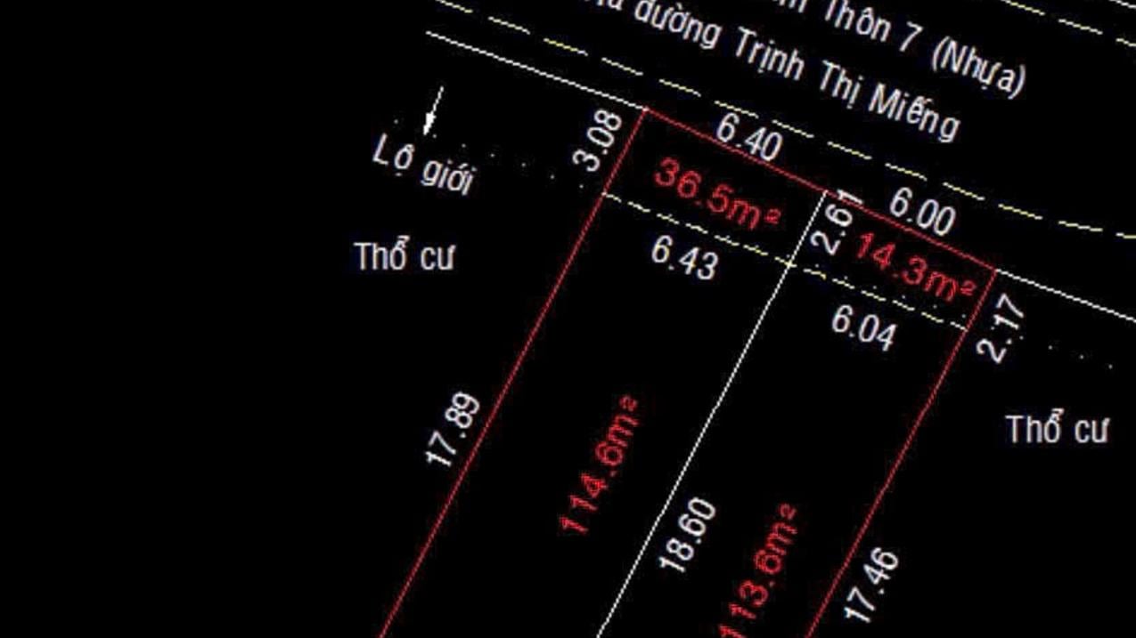 Bán cặp đất mặt tiền Tam Đông 2, Thới Tam Thôn, Hóc Môn