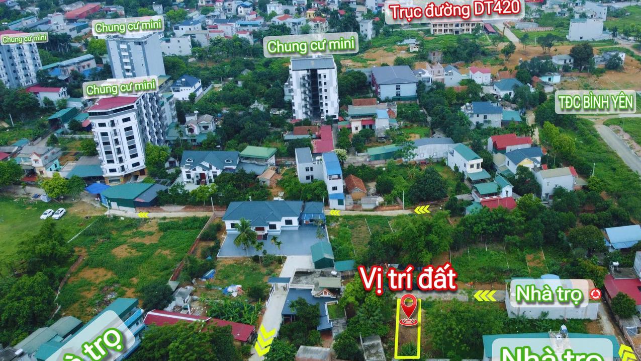 Cần bán đất xây trọ gần đh FPT Hòa Lạc, Vân Lôi, Bình Yên, 115m², khu vực đông sinh viên, cán bộ