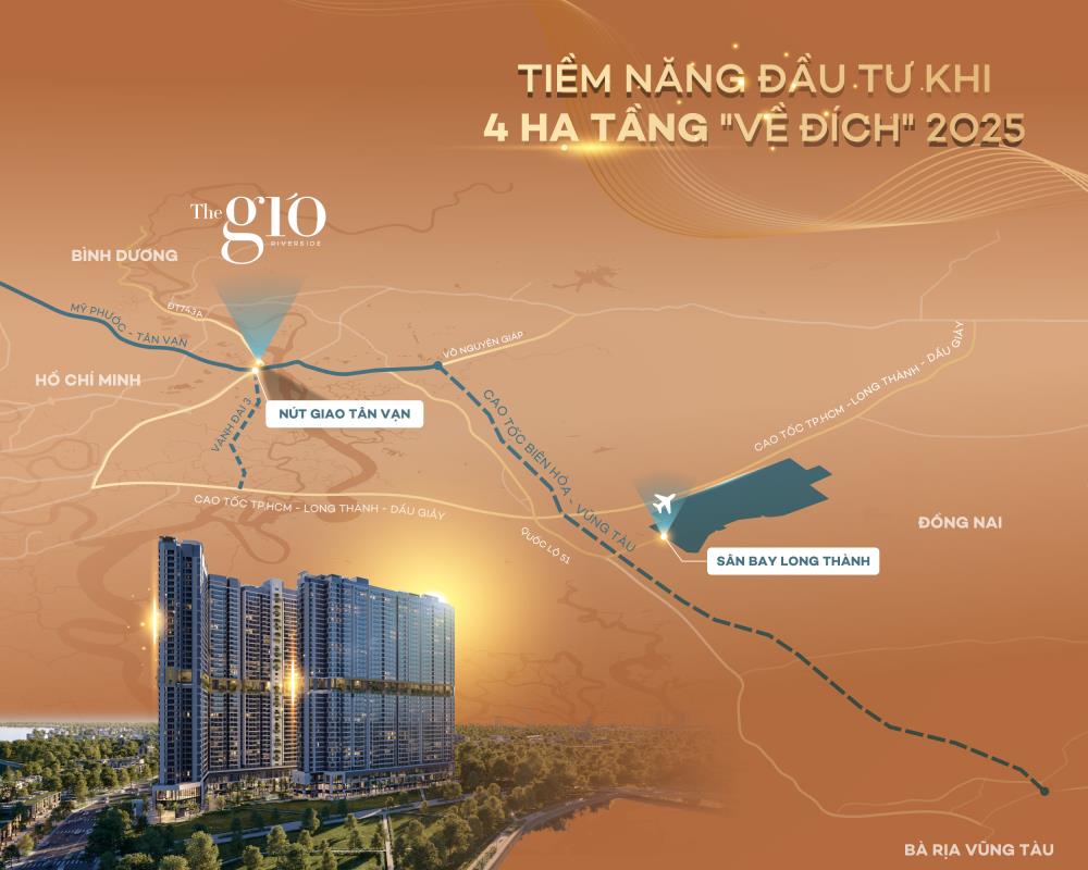 Bán căn hộ 2PN The Gió, Tháp Gió Nam, tầng cao, chỉ từ 2,9 tỷ, thanh toán chỉ 290 triệu ký hợp đồng