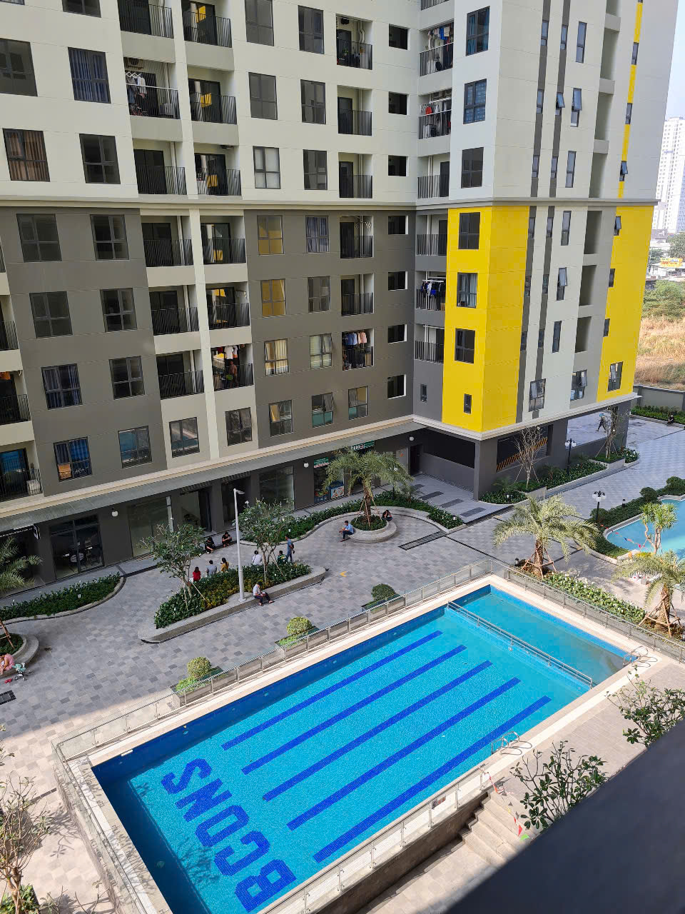 Bán căn hộ 2 phòng ngủ, chung cư Bcons Plaza, 2 WC, view thoáng mát