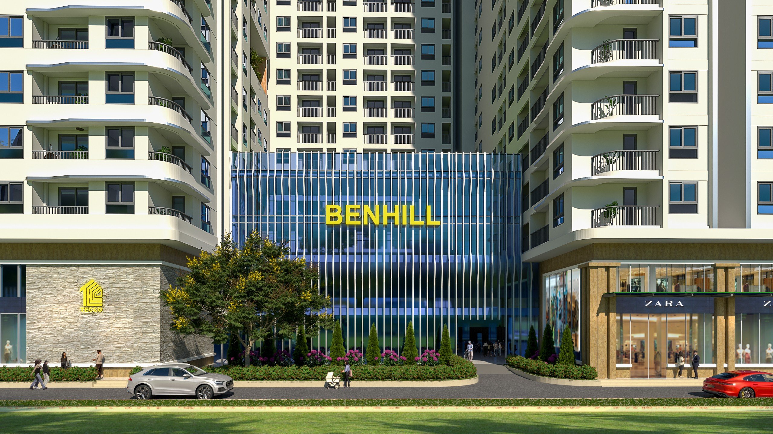 Bán căn hộ Ben Hill, Thuận Giao, Thuận An, Bình Dương, 2PN, 63m², giá chỉ từ 1,6 tỷ