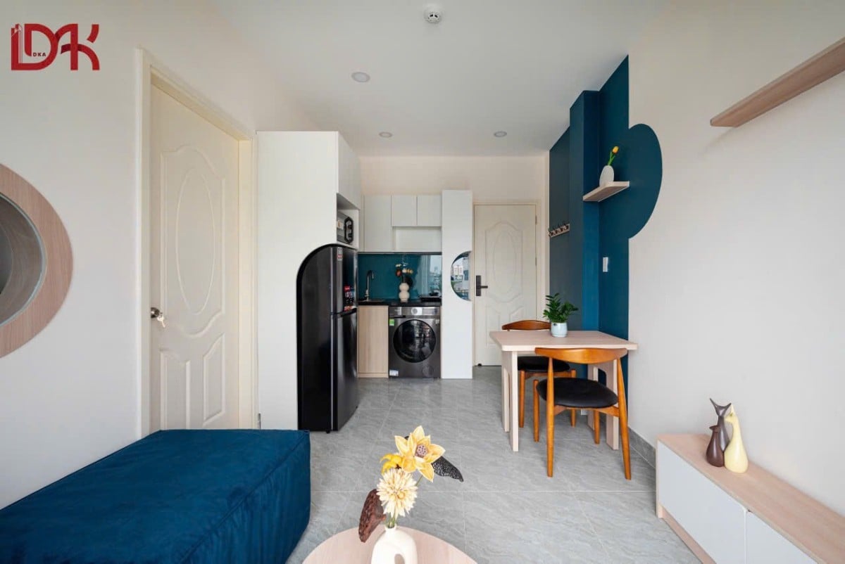 Cho thuê căn hộ 1PN Tân Bình, gần sân bay và Etown, full nội thất, giá 8 triệu/ tháng