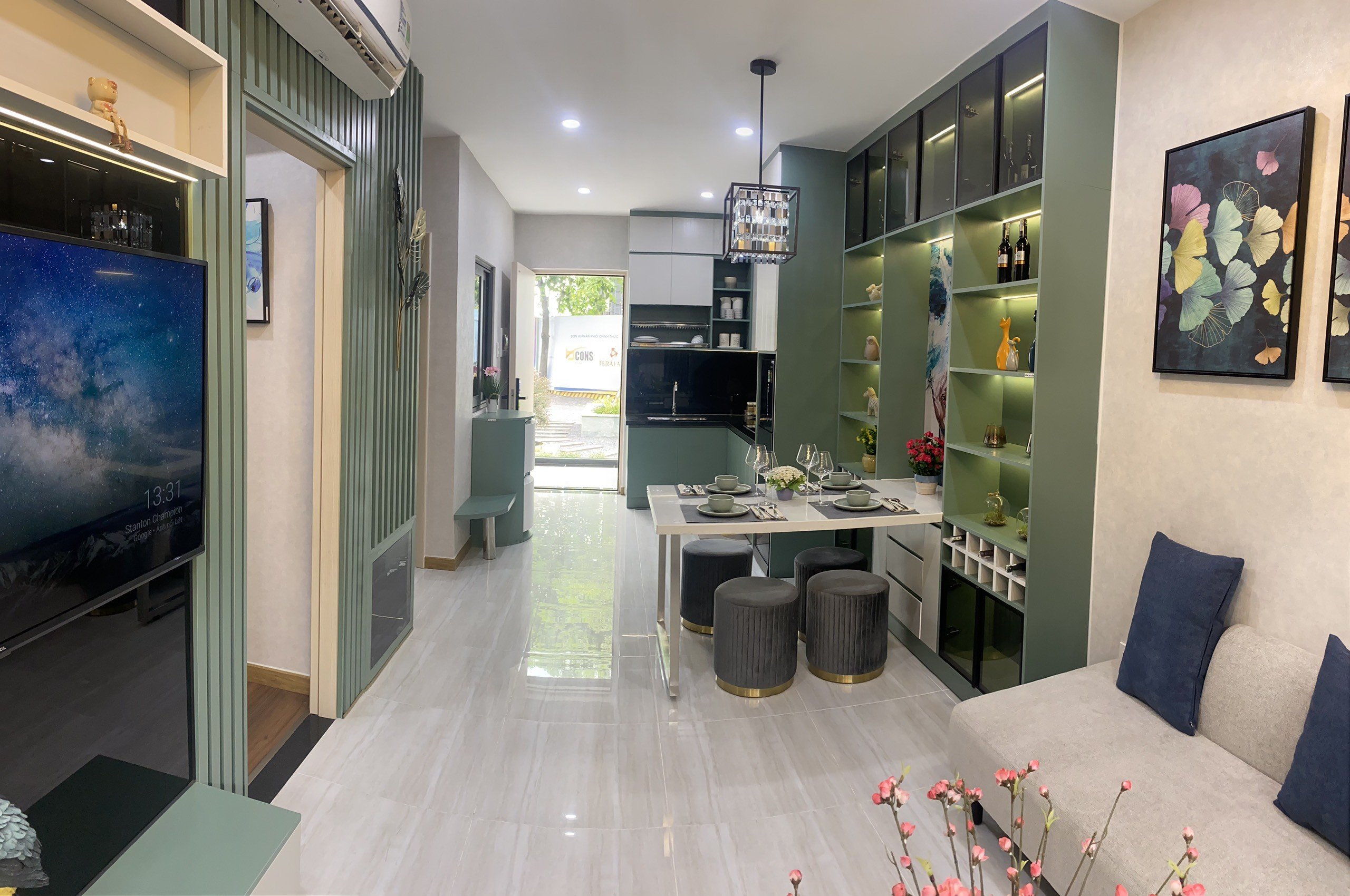 Bán căn 2PN Masteri Thảo Điền, tháp T1, diện tích 62m2, tiện ích đủ, giá 8,8 tỷ TL