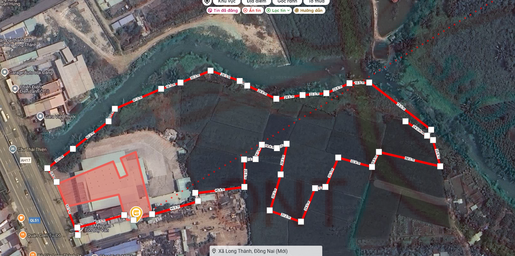 Bán đất Long Thành, Đồng Nai, sát QL51, diện tích 28482m2, giá đầu tư 227 tỷ