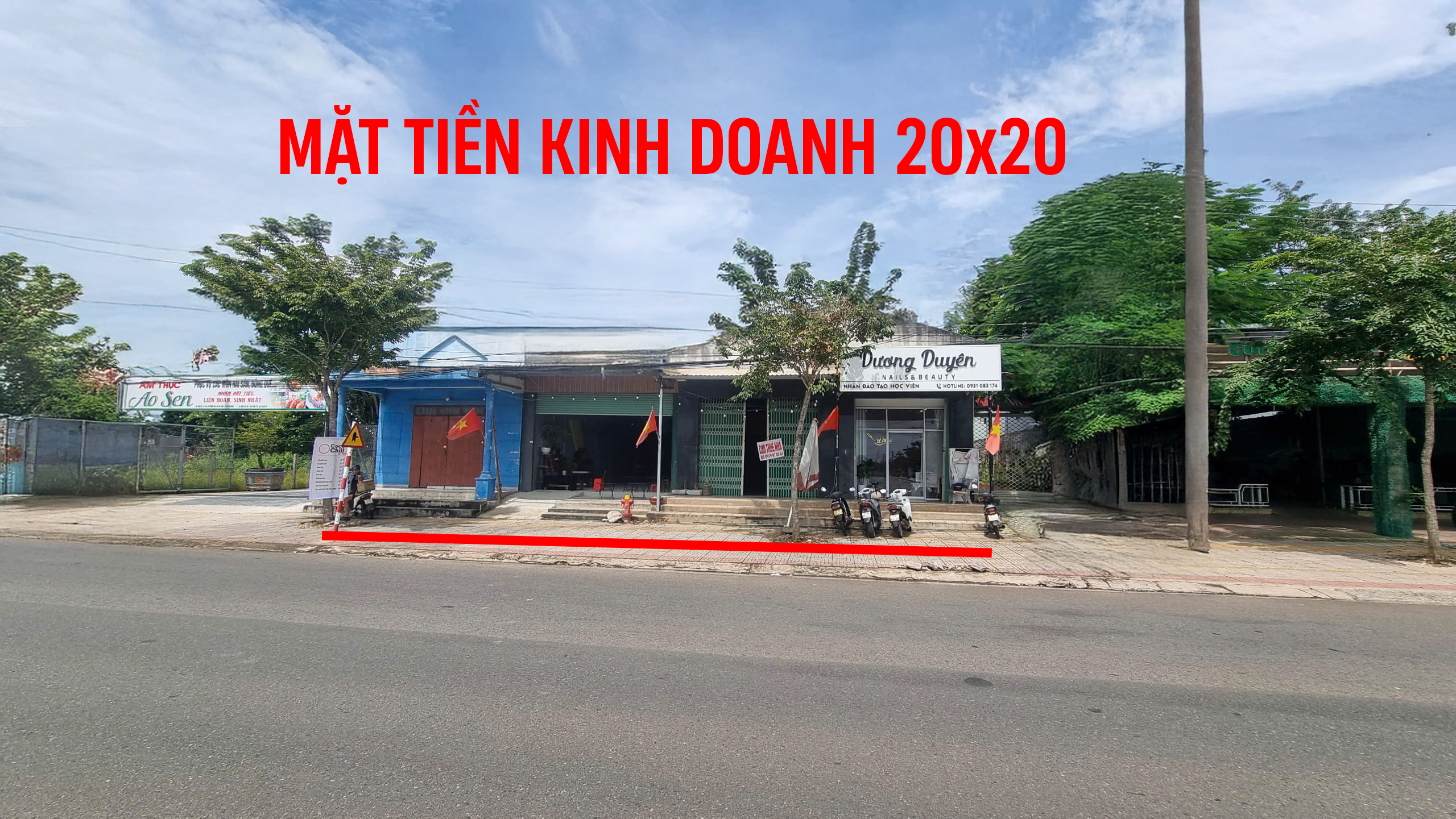 Cho thuê Shophouse mặt tiền Đường 329, Phước Bửu, Xuyên Mộc, 21x20m, kinh doanh đỉnh