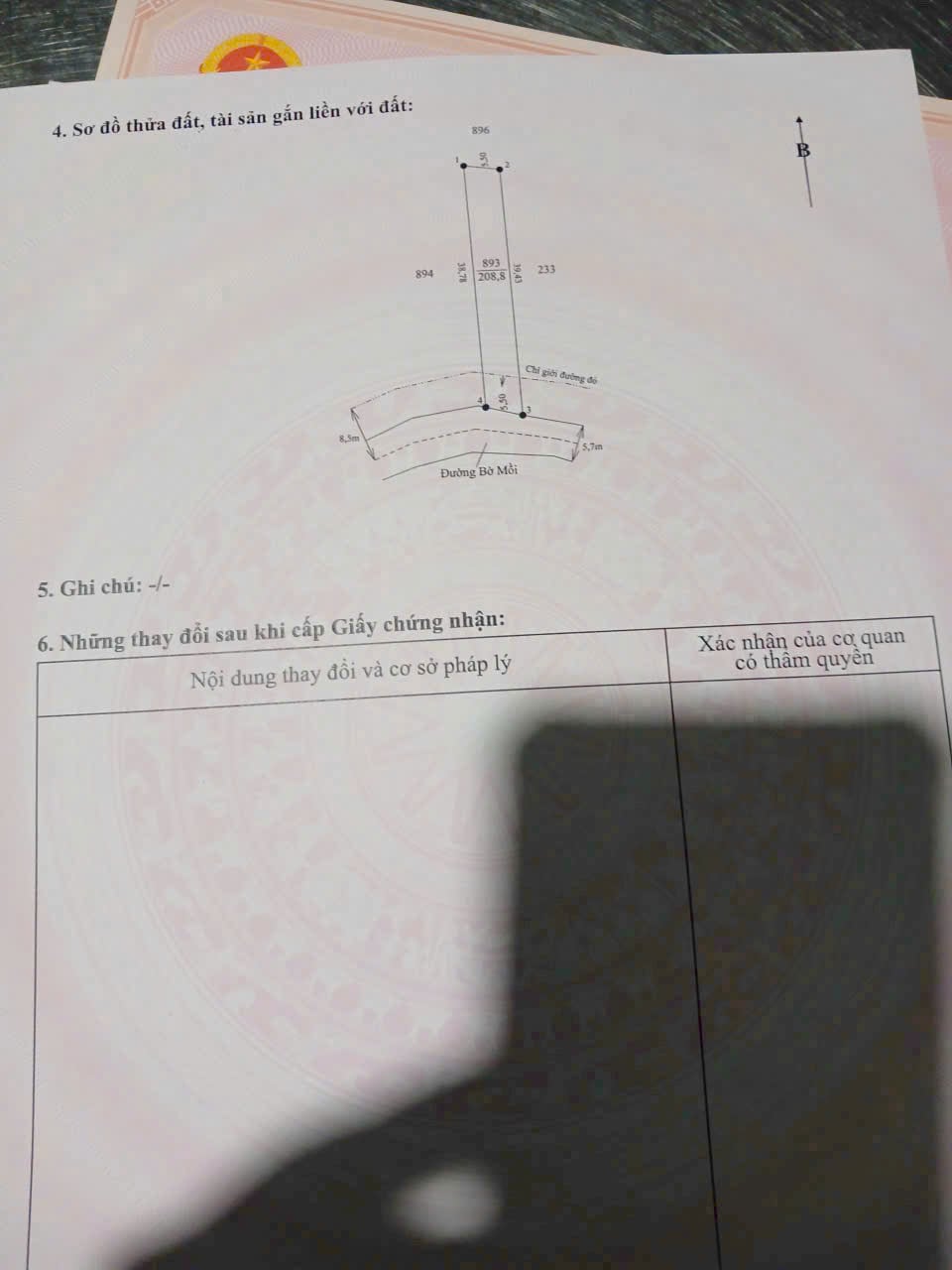 Bán đất thổ cư xã Phước Đông, Cần Đước, 208m2, mặt tiền xe hơi, chủ bán gấp 1,15 tỷ