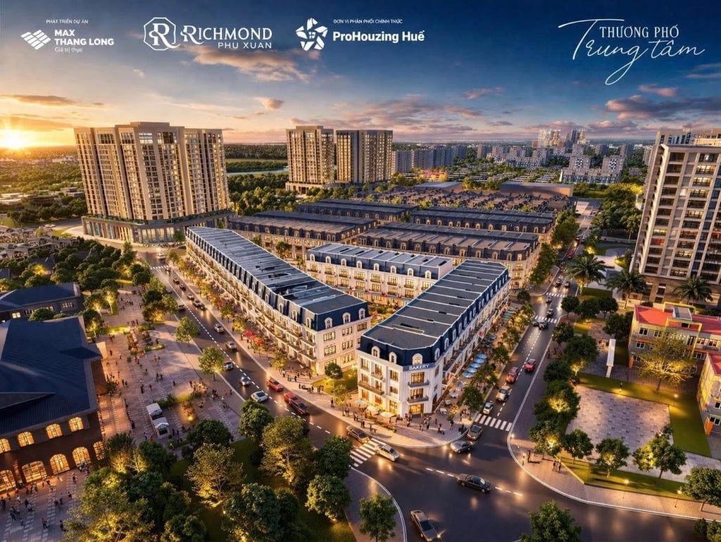 Booking shophouse Phú Xuân City, đối diện chợ cống mới, chỉ 50 triệu/căn, giá tốt