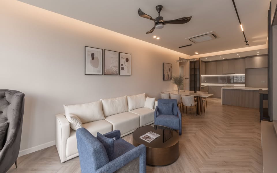 Căn góc 3PN Lancaster Legacy, dt 126 m², view Trung tâm Quận 1, cửa hướng Đông, giá 37,2 tỷ