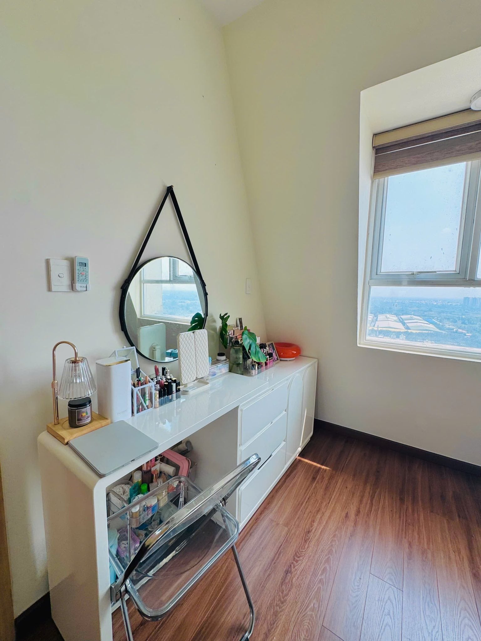 Bán căn duplex Dream home Palace, 4PN 4WC, góc 2 ban công, full nội thất