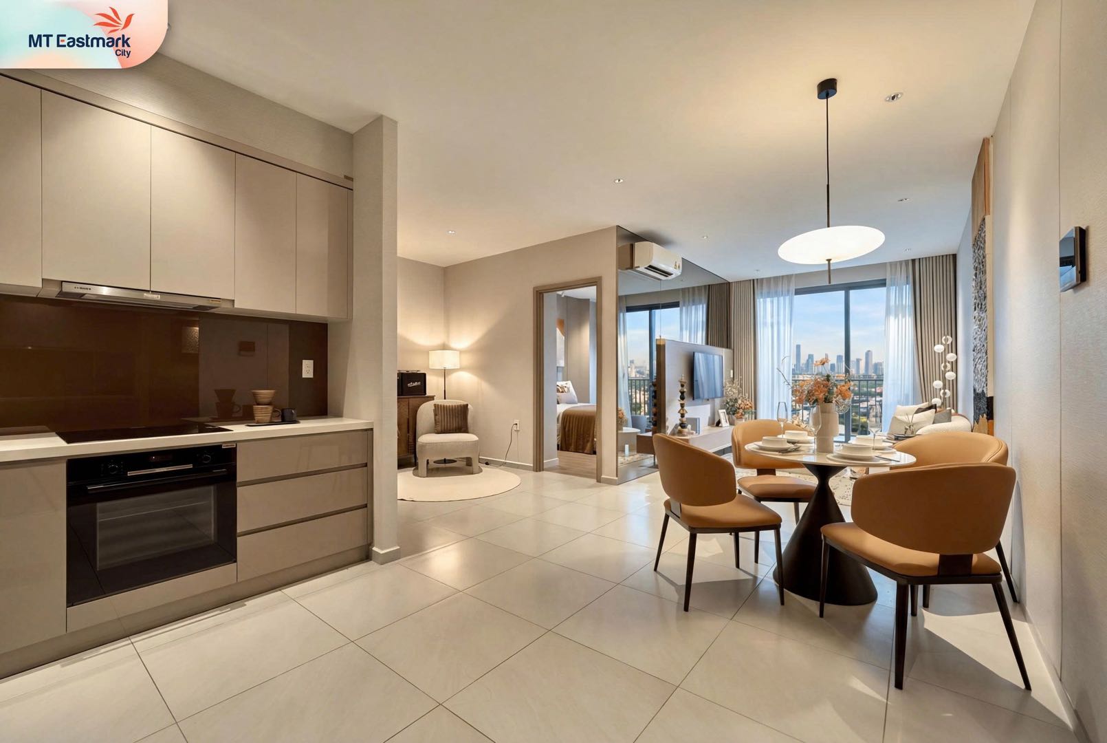 Bán căn hộ MT Easmark Quận 9, 2PN2WC, thanh toán 30% nhận nhà, sổ, hỗ trợ vay 60%