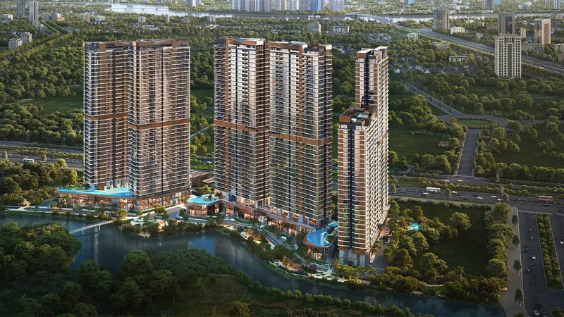 Chuyển nhượng căn hộ Eaton Park, trục 07G, tháp A6 tầng cao, giá 12,812 tỷ bao thuế phí