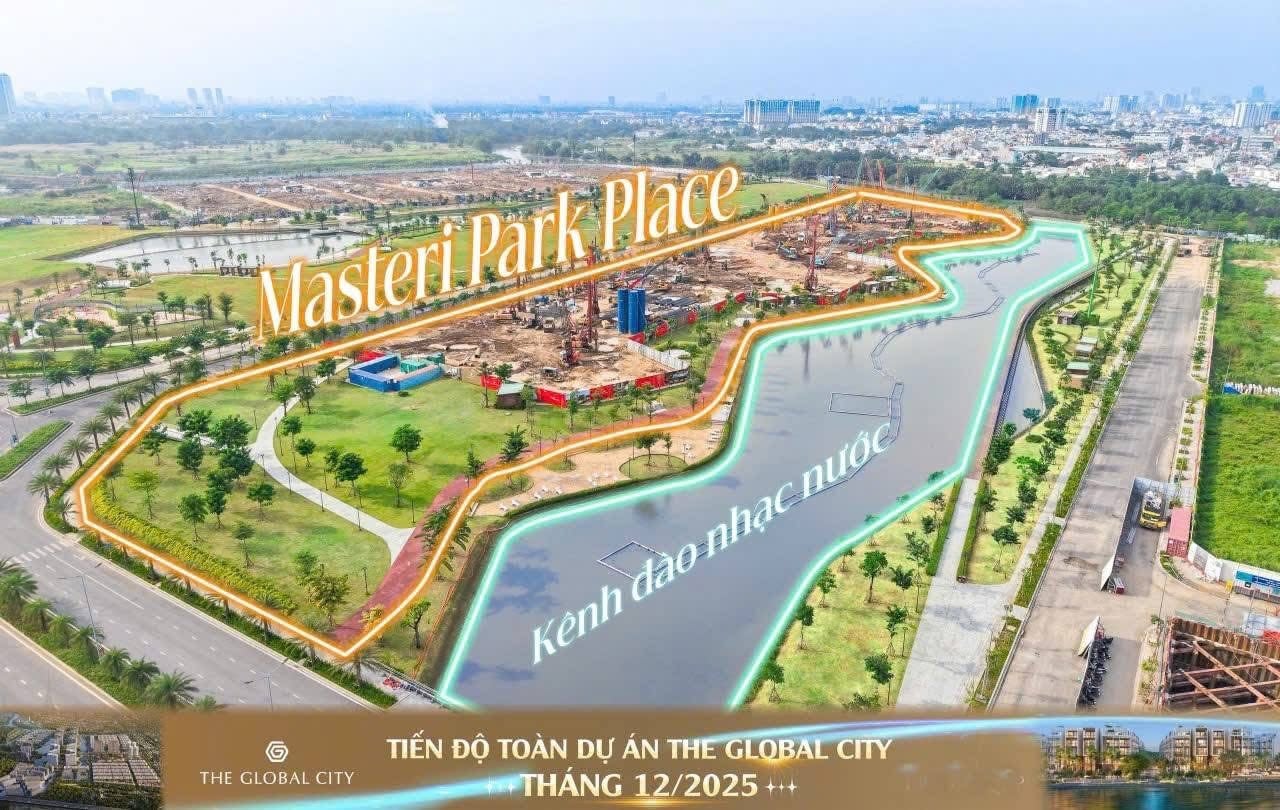Bán căn hộ 2PN Masteri Park Place tại The Global City, view nhạc nước, giá rẻ