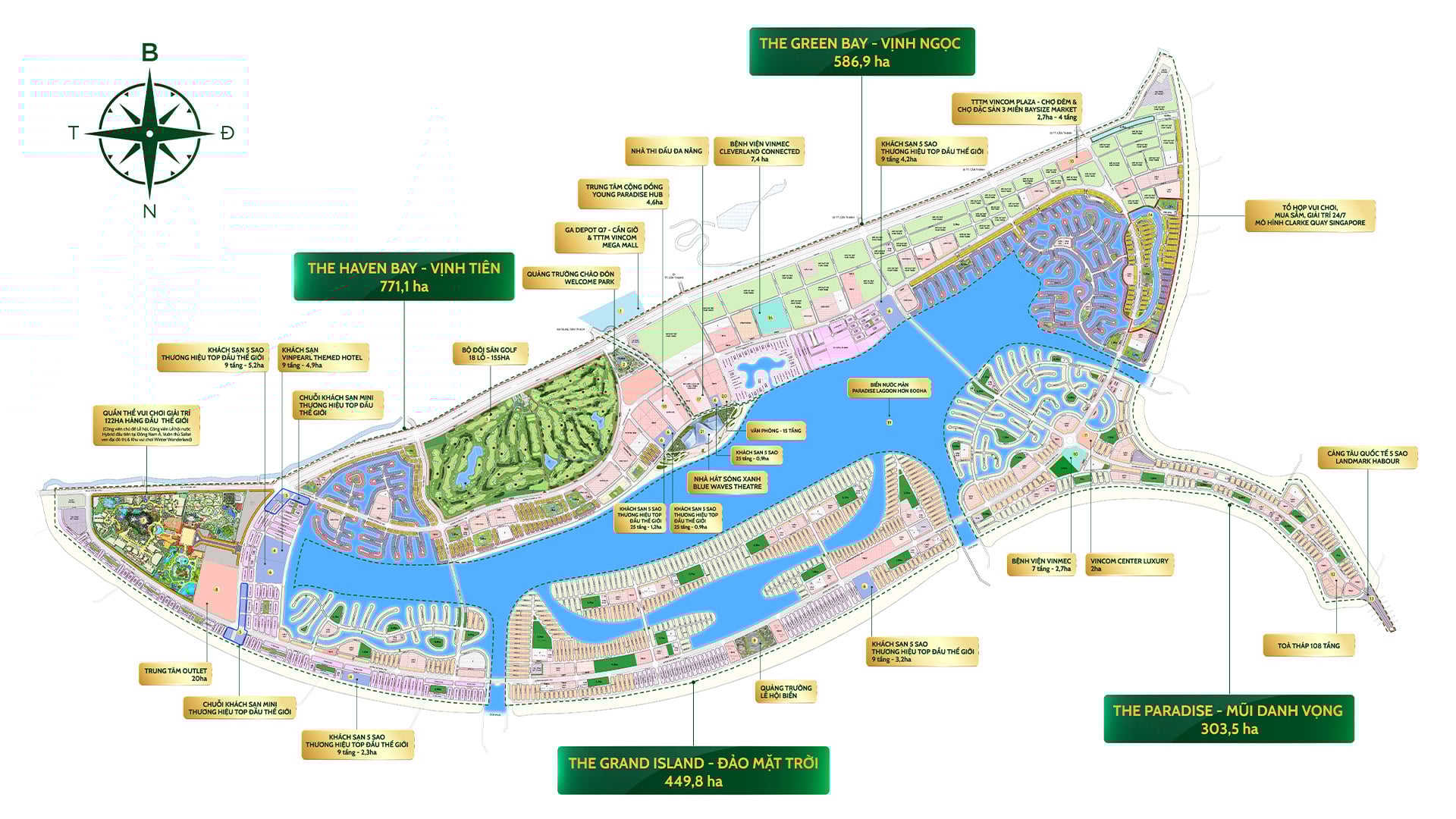 Chính chủ bán căn liền kề Vinhomes Green Cần Giờ, 75m2 dãy AS8 giá đợt 1 siêu tốt 10,4 tỷ