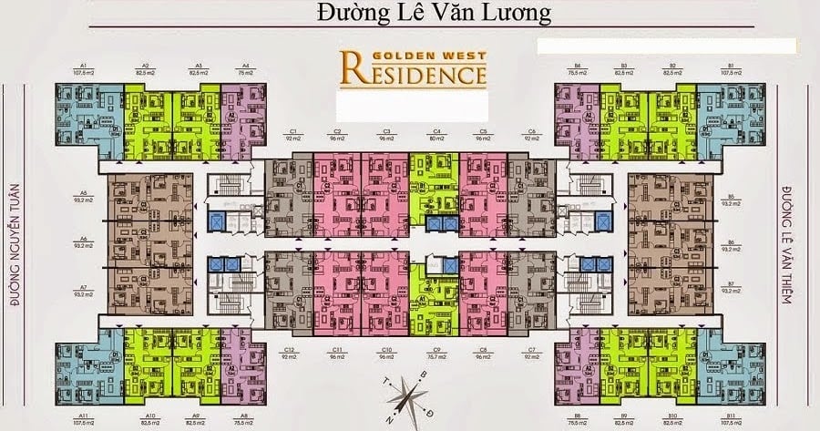 Chính chủ bán căn 2PN Golden West, diện tích 96m2, full nội thất, giá 5,8 tỷ