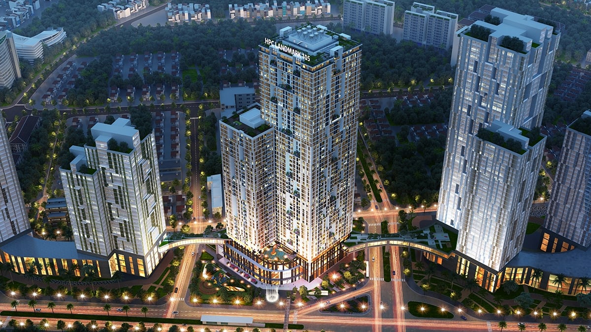 Cho thuê căn hộ HPC Landmark 105, diện tích 133m², full tiện ích, giá 16,5 triệu/tháng