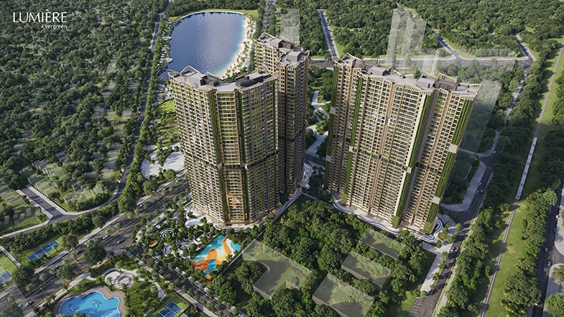 Bán căn hộ 3PN Lumiere EverGreen, dt 81m2, thiết kế thoáng, view đẹp, giá 7,9 tỷ