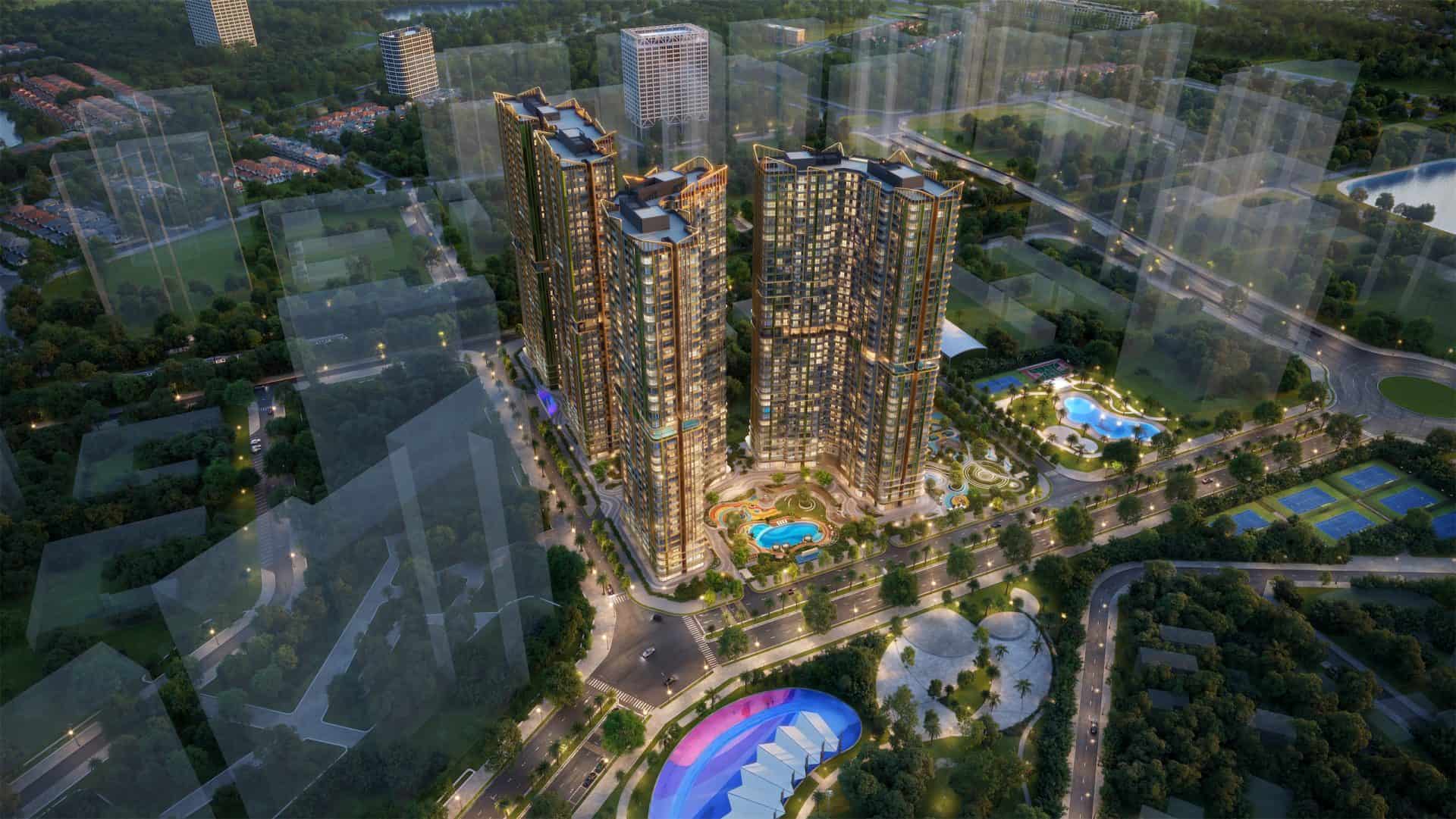 Bán căn hộ 3PN Lumiere EverGreen Smart City, diện tích 84m², giá 9 tỷ