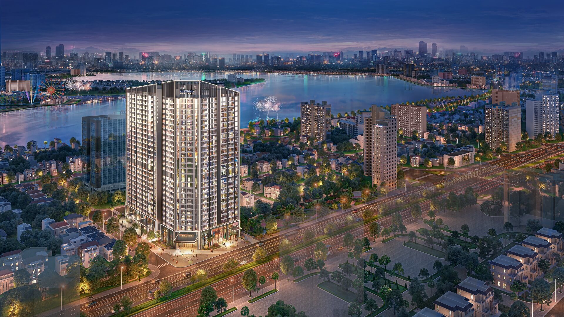 Bán căn hộ cao cấp Skyline West Lake, full nội thất, sổ đỏ chính chủ, giá tốt