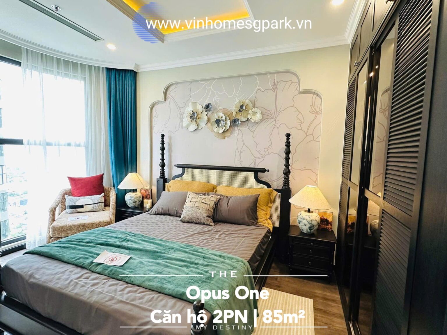 Bán căn hộ 2PN The Opus One 80m2, giá 5,8 tỷ, tặng xe VF3