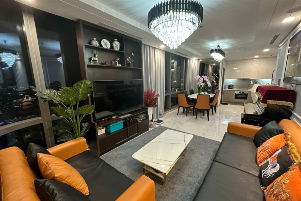 Bán căn hộ 4PN Landmark 81 Vinhomes Central Park, vòng cung tầng cao thoáng mát